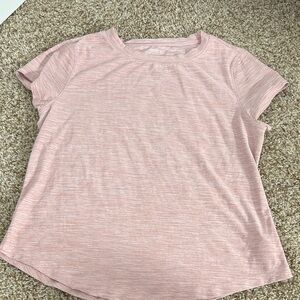 EUC Old Navy Active Women's Nude/Beige Short Sleeve Workout Top
